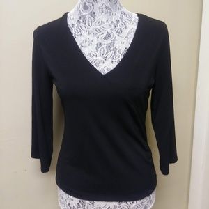 Gap Stretch Black Long Sleeve Size S